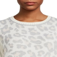 Џемпер за женски леопард пуловер