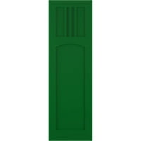 Екена Милхаурд 15 W 52 H TRUE FIT PVC SAN MIGUEL MISSION Style Fixed Mount Sulters, Viridian Green
