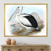 DesignArt 'Антички австралиски птици viii' Традиционално врамено платно wallидно уметности печатење