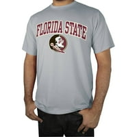 Расел НЦАА Флорида Државен Семинолес, машка класична памучна лак над маицата со лого