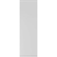 Ekena Millwork 18 W 36 H TRUE FIT PVC два еднакви ролетни со рамен панел, бело