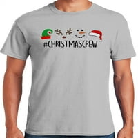 Графичка Америка празнична празнична Божиќна екипа за мажи графичка маица