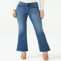 Sofia Jeansенски фармерки со високи половини од маира со високи фармерки