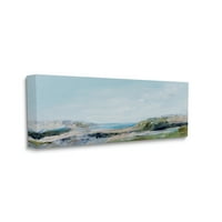 Апстрактни апстрактни крајбрежни карпи пејзаж пејзаж за сликање завиткано платно печатење wallидна уметност