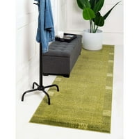 Современа Област За Собирање Веб килим 2'x6 ' - Светло Зелена