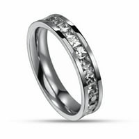 Duhgbne нов прстен за анксиозност на цирконот. уникатен прстен со монистра што се врти прстен креативен накит