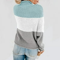 wofedyo џемпери за жени жени надвор од рамото џемпер случајно плетено лабава лабава долга ракав пулвер срце џемпер за жени