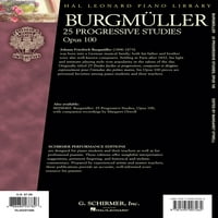 Бургмулер-Прогресивни Студии, Опус 100: Ширмер Перформанси Изданија Книга Само