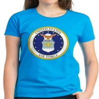 Cafepress - Амблем на американските воздушни сили - женска темна маица
