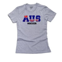 Фудбал во Австралија - Олимписки игри - Рио - знамето женска памучна сива маица