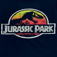 Маица на екипажот на вратот на вратот на момчињата од Jurassic Park со кратки ракави, големини 4-