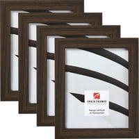 Крег Рамки Баухаус 125, модерна рамка за слика на црни тен дабови, сет од 4