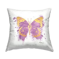 Tuphell Industries Purple Urban Splatter Putter Butterfly Printed Pemlow Design од Аманда Гринвуд