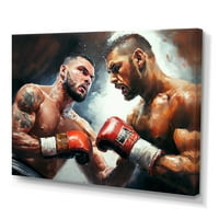 DesignArt Boxers in Match II Canvas Wallидна уметност